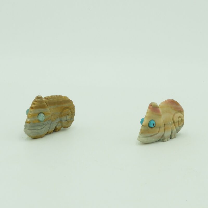 Esculturas de Camaleones en Piedra Natural Mármol. Ideal para decorar cualquier rinconcito de casa
