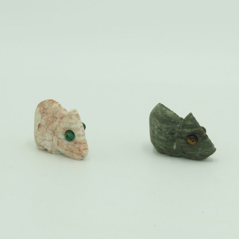 Esculturas de Camaleones en Piedra Natural Mármol. Ideal para decorar cualquier rinconcito de casa