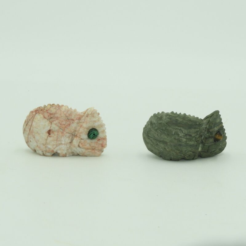 Esculturas de Camaleones en Piedra Natural Mármol. Ideal para decorar cualquier rinconcito de casa