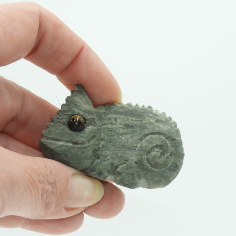 Esculturas de Camaleones en Piedra Natural Mármol. Ideal para decorar cualquier rinconcito de casa