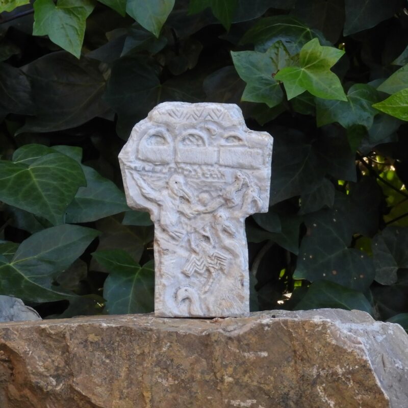 Columna Göbekli Tepe Mármol Blanco