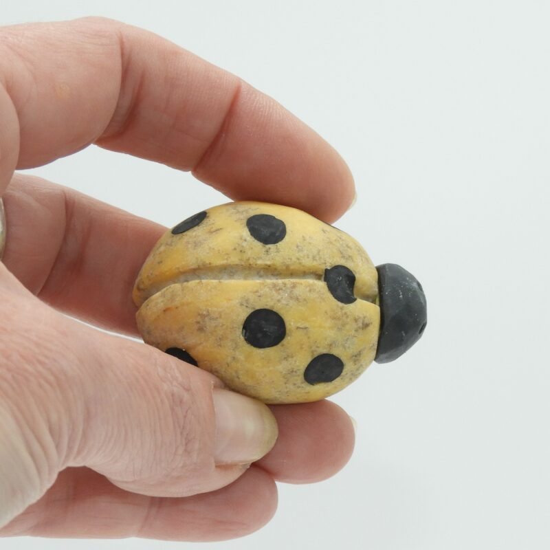 Esculturas de Mariquitas de Piedra Natural, Mármol. Ideal para decorar cualquier rinconcito de casa