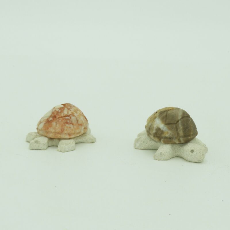 Esculturas de Tortugas de Piedra Natural, Mármol y Arenisca. Ideal para decorar cualquier rinconcito de casa