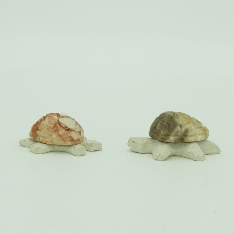 Esculturas de Tortugas de Piedra Natural, Mármol y Arenisca. Ideal para decorar cualquier rinconcito de casa