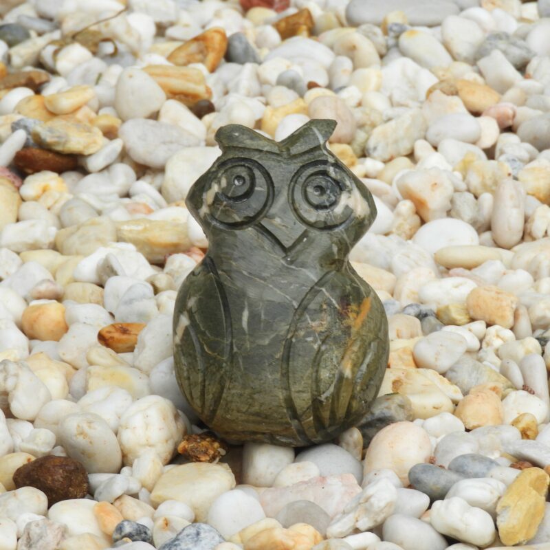 Escultura Búho en Piedra Natural