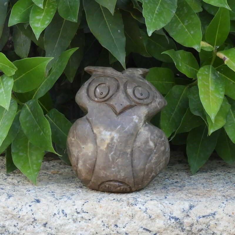 Escultura Búho en Piedra Natural