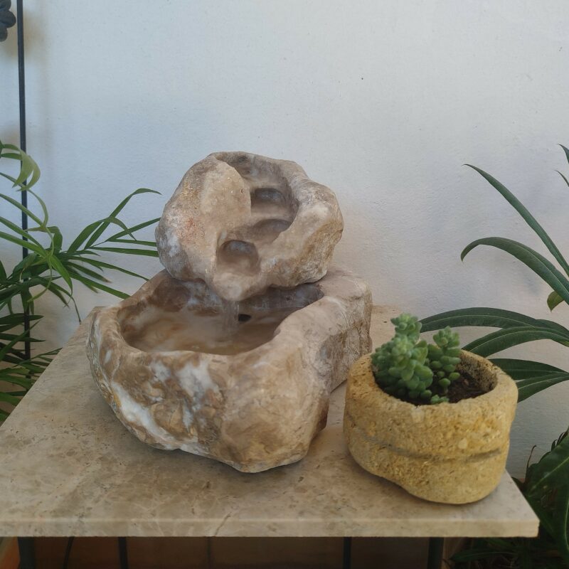 Fuente de Mármol Marrón Emperador Claro