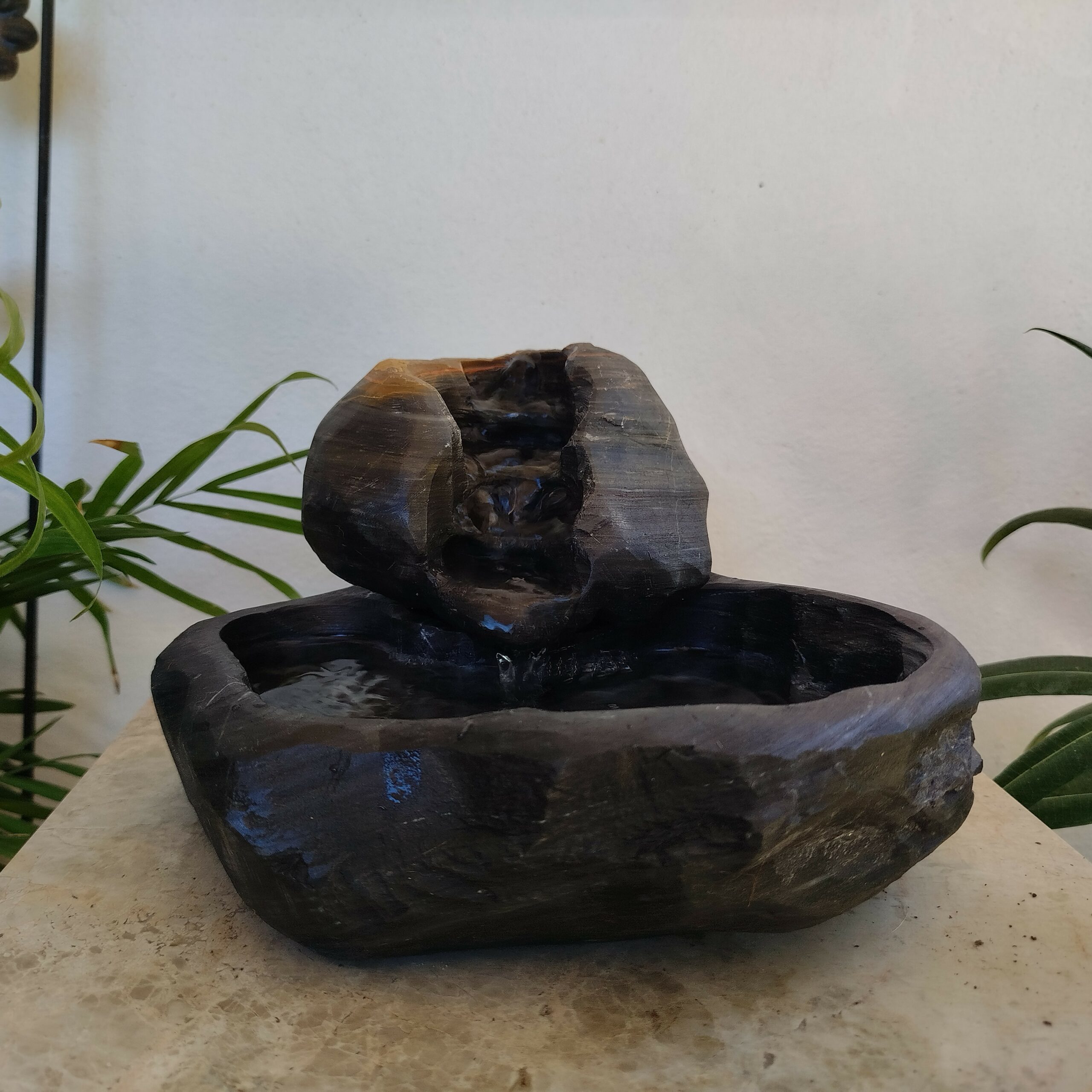 Fuente de Mármol Negro